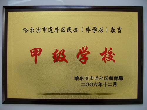 教委授予：《2006年度甲级先进办学单位》表彰证书.JPG